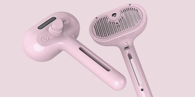 Cepillo Vaporizador Eléctrico para Perros y Gatos